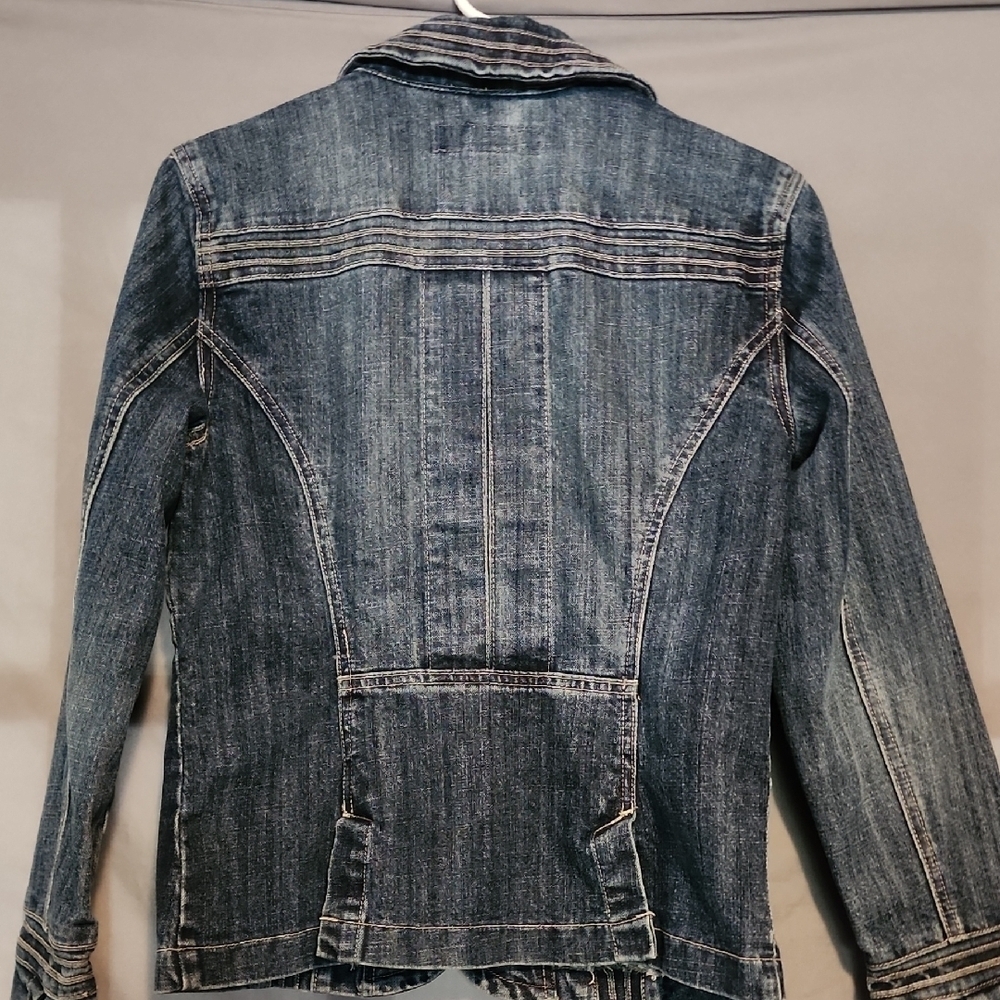 Baccini Women's Size Med Denim Jacket - Picture 3 of 6